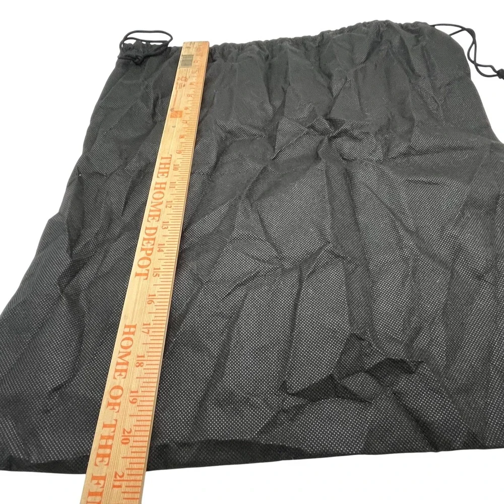 TUMI Black Drawstring Dust Bag‎ Laundry Bag Red Logo
